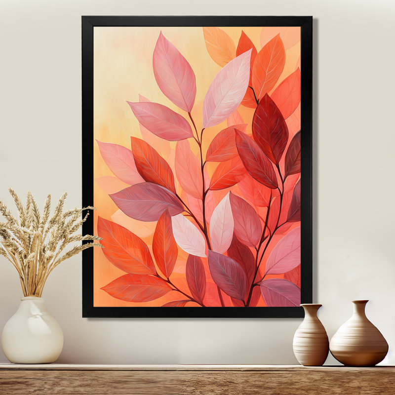 Cortney - Décoration murale florale, Black, 20" H x 12" W, Reproduction encadrée d'une seule photo
