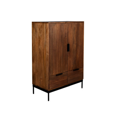Saroo Solid Wood Accent Cabinet