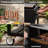 58.3" Argentine Santa Maria Freestanding Charcoal & Wood Fired BBQ Grill with Adjustable V-Grate and Side Table