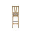 Fauteuil à hauteur de comptoir à lattes-379497355