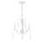 Maines 3 - Light Candle Style Classic Chandelier with Crystal Accents