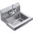 Commercial Hand Sink With Faucet, Stainless Steel Sink For Washing, Small Hand Washing Sink, Wall Mount Hand Basin, Utility Sink For Restaurant