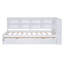 Lit de jour moderne simple avec 2 tiroirs, lit de jour avec tablette de rangement et ports de chargement USB-1818892286