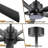 Bascio 5 - Blade LED Standard Ceiling Fan with Remote Control and Light Kit Included-281262663-277258632-275113337