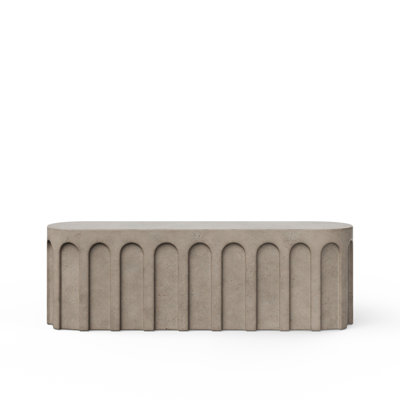 Mikah Concrete Bench by Joss & Main