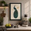 Ornamental Peacock Art Deco - Wrapped Canvas-1664335106-1664335116