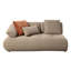 Canapé modulaire avec repose-pieds Carrick BEIGE SANDWICH