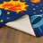 Weranna Outer Space Solar Educational Learning Game Play Non Slip Kids Rug Carpet Classroom Playroom Mat-1877158526
