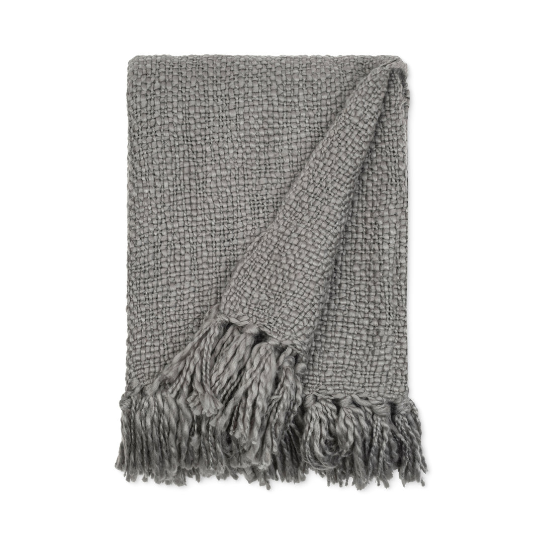 Basketweave Fringe Throw Blanket Becky Cameron