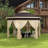 Gazebo with 6 Zippered Mesh Netting