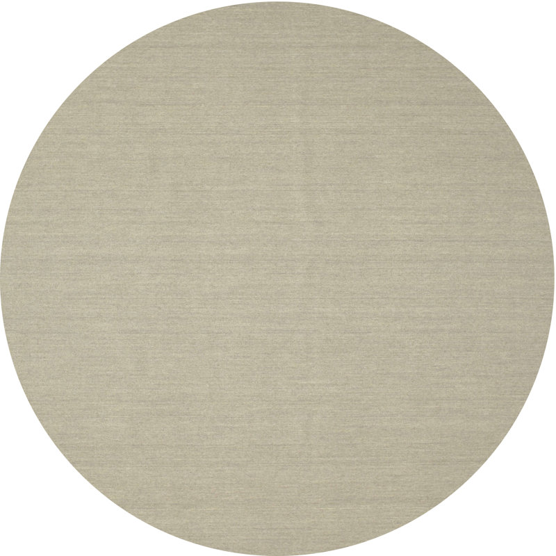 Surface beige contemporaine tapis, Rond 6 pi