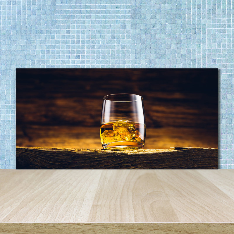 Louva 50cm W x 100cm L Glass Peel and Stick Panel