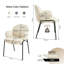 Anston 46cm H Linen Upholstered Metal Armchair-1130111637-1111580770