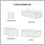 Ensemble de housse de lit de jour en coton matelassé double face-1163367486