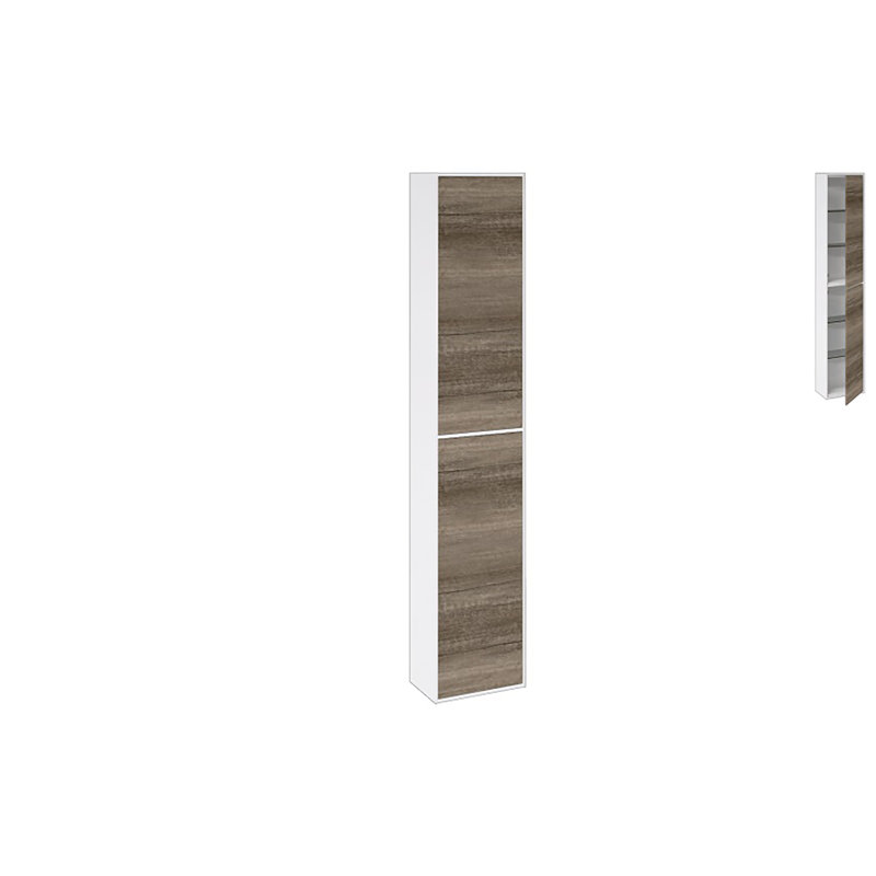 Arciszewski Linen Cabinet, Right, Oak Carbon