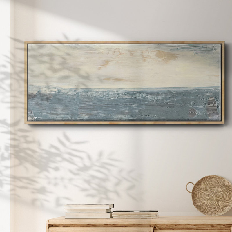 Peace and Calm III - toile encadrée, Naturel, H 20 po x l 50 po x P 1,5 po