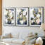 FLORAL Series DCLVII - Impression encadrée sur mesure de qualité supérieure - 3 pièces-334182056-334182057
