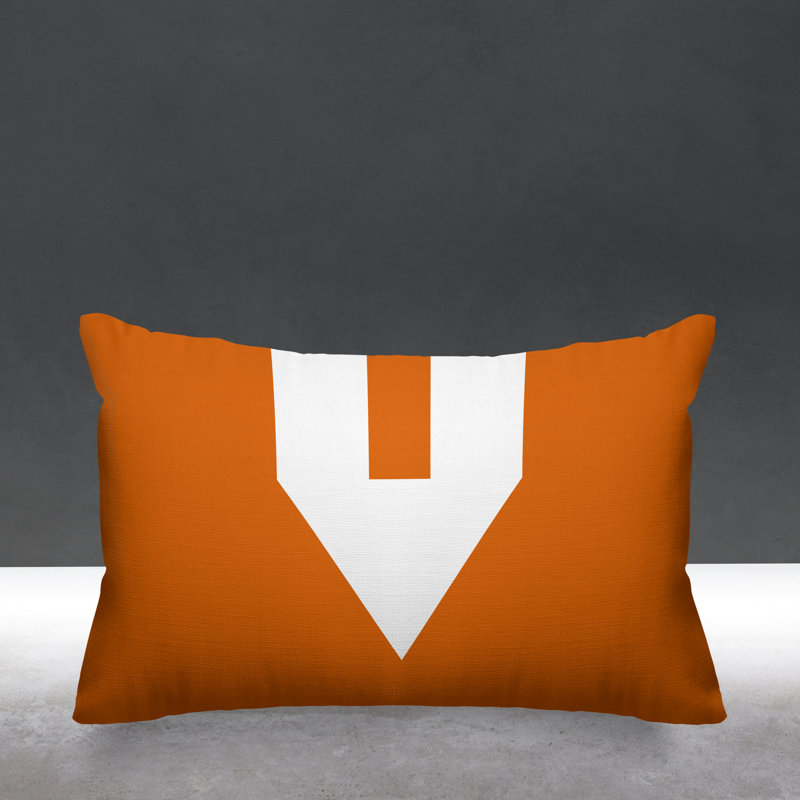 Coussin lombaire intérieur / extérieur Luella, Orange