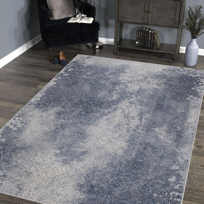 Tapis bleu Fincham