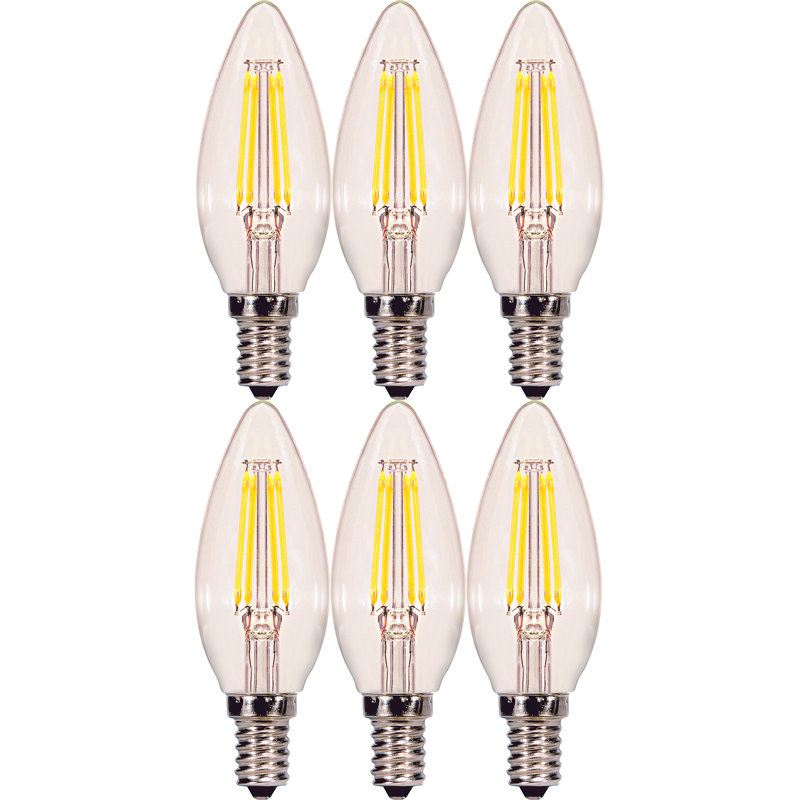 40 Watt Equivalent B11 E12/Candelabra Dimmable 2700K LED Bulb