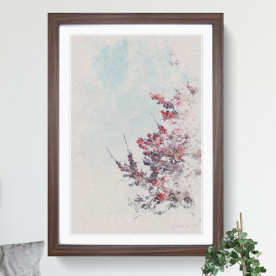 Branches of a Cherry Blossom Tree Watercolour - Picture Frame Graphic Art