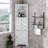 Bathroom Storage Cabinet, Triangle Storage Cabinets With 3 Drawers & Adjustable Shelf, Tall Corner Cabinet, MDF Board