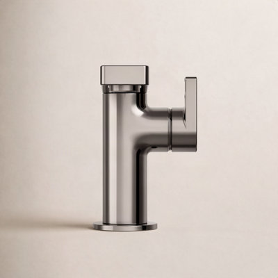 Composed Single-Handle Bathroom Faucet with Drain