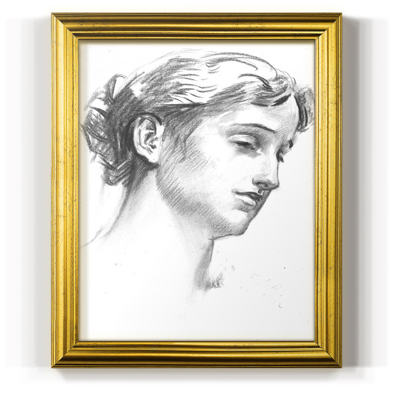 "Croquis rétro Lxxi" sur, Noir, H 30 po x l 20 po