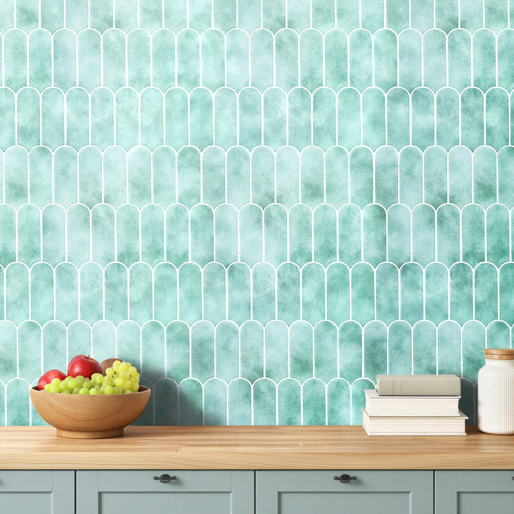 10Pcs Self-Adhesive Wall Tile Stickers