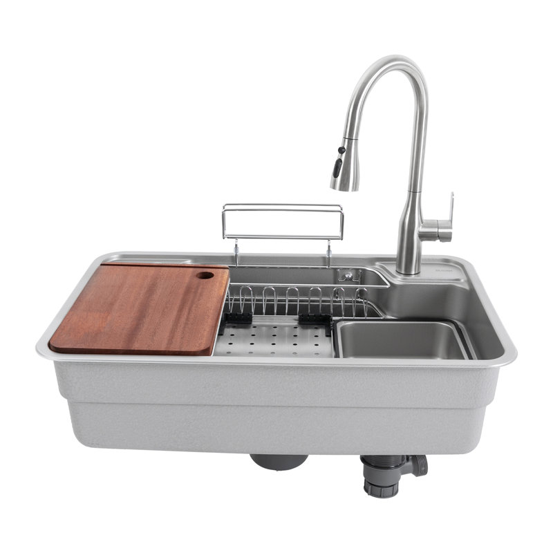 30.7'' L Single Bowl Stainless Steel Farmhouse Kitchen Sink