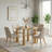 30"H Round Wood Dining Table Kitchen Table with 4 Legs-1663222395-1663222393