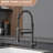 Pull-down Spray Stainless Steel Modern Kitchen Faucet - Ideal For Sleek Contemporary Kitchens With Soap Dispenser