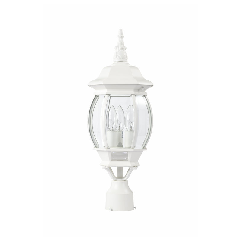 Beveled Lantern Head, White