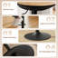 Swivel Upholstered Adjustable Height Bar Stool