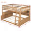 Lit double superposé au-dessus de grand lit double avec tablettes intégrées, lumières à changement de couleur et panneau perforé-661703886-661703884