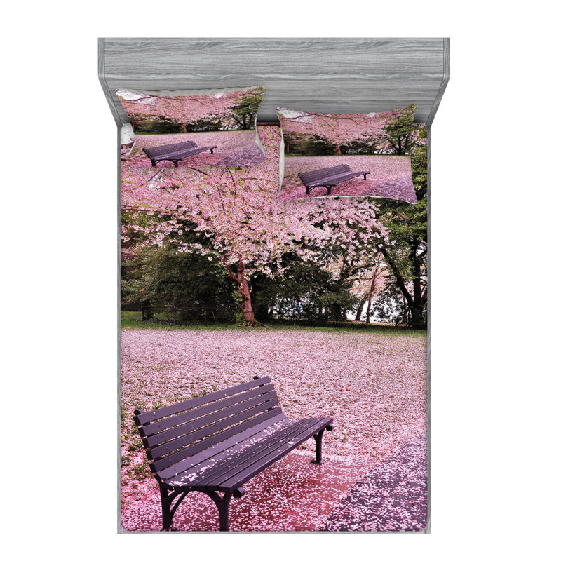 Microfiber Sheet Set, Queen Sheet Set with Fitted Sheet