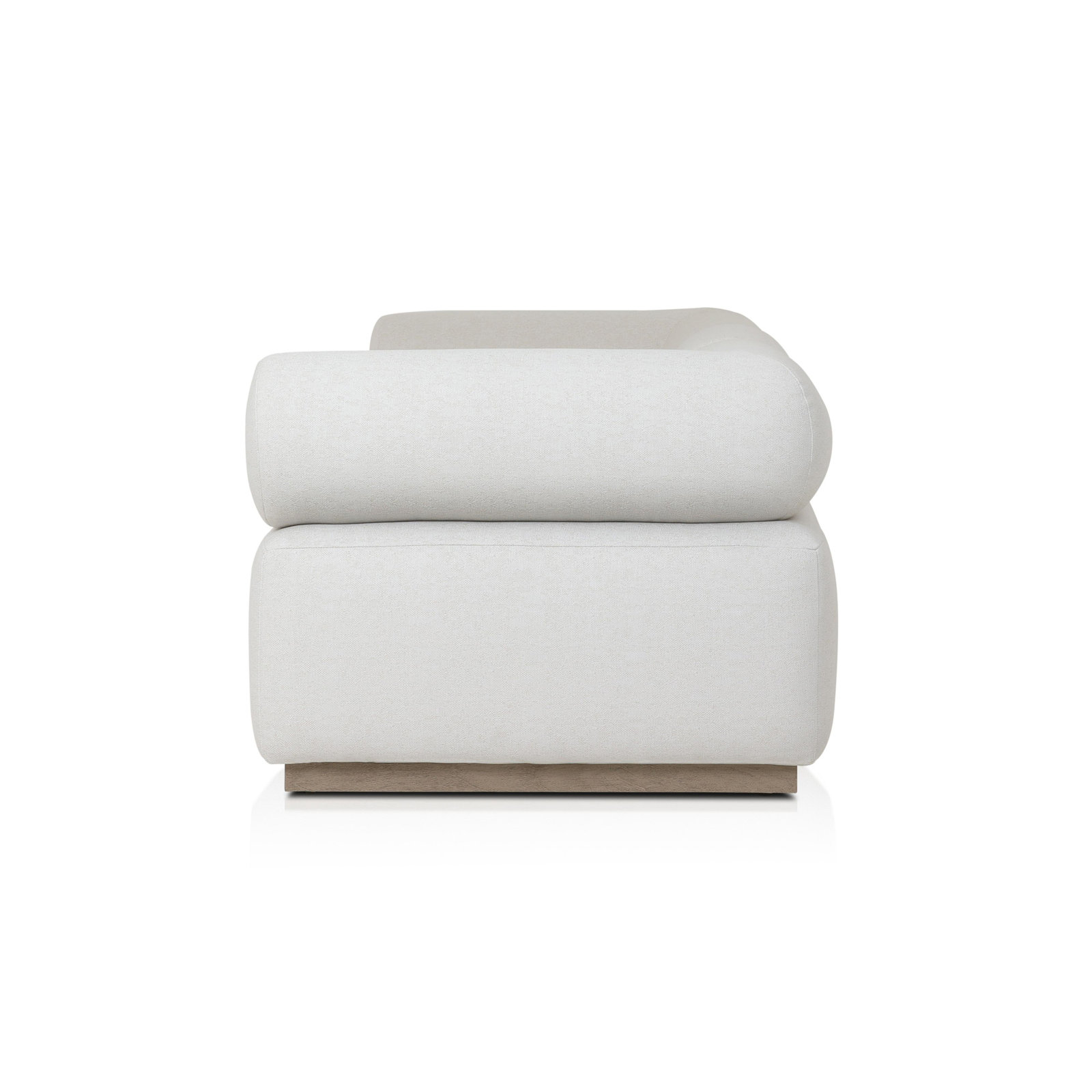 Anat Modular Upholstered Sectional, Cream Polypropylene/Olefin