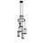 6 - Light Dimmable Cylinder Chandelier