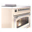 ILVE Nostalgie II Noblesse 36 po à induction, éléments à induction (porte vitrée)-874508709