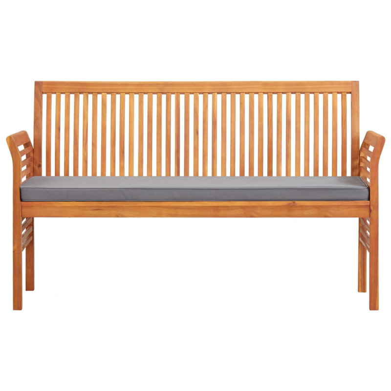 Banc de jardin en bois, Gris