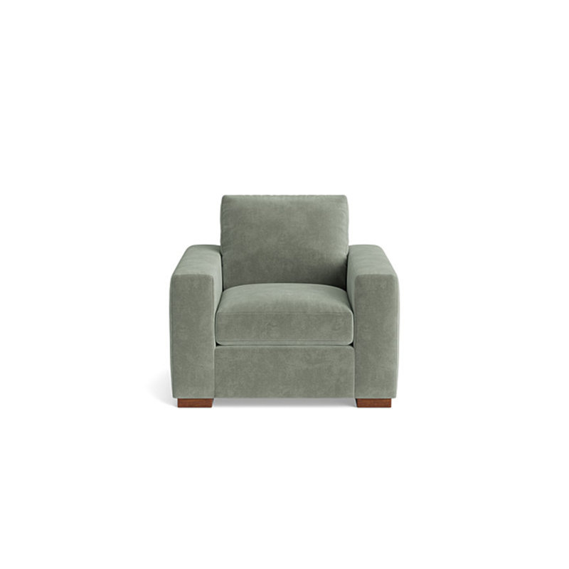 Couch Potato Chair, Velvet - Sage