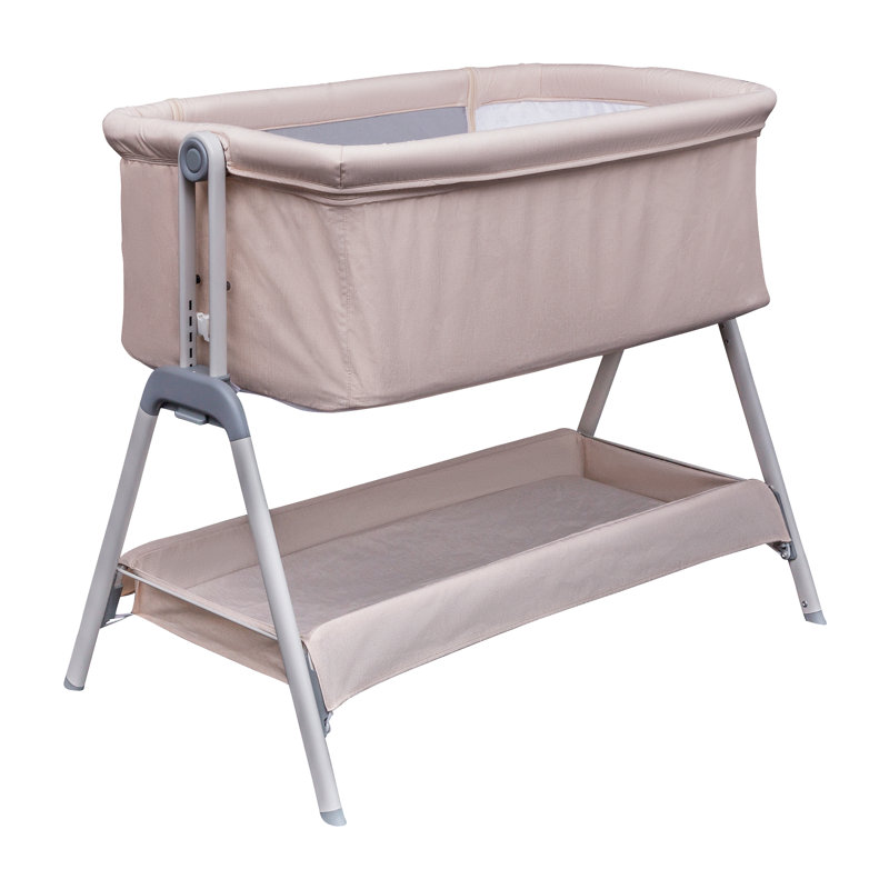 Snoozie Cot Bed, Beige/Sandy