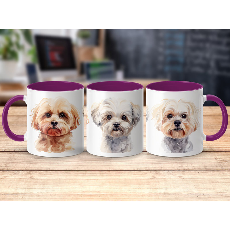 Ceramic Coffee Mug, Purple