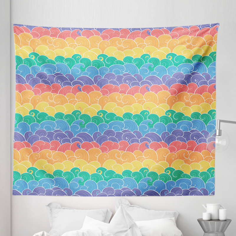 Microfiber Wall Hanging, 264.16cm H x 223.52cm W