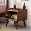 Table de chevet en bois massif Pure