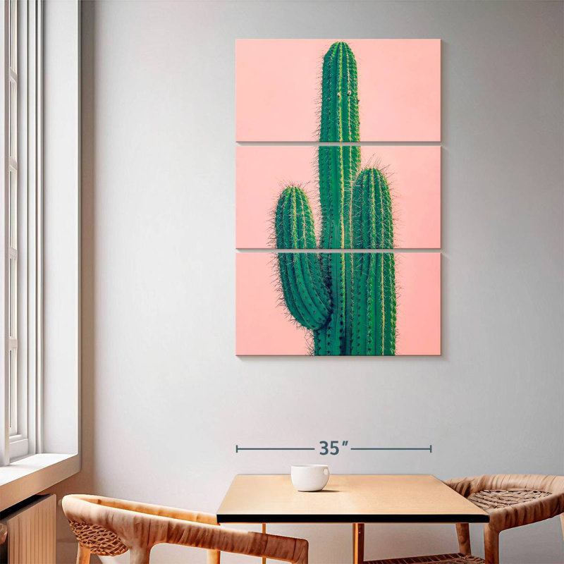 Harnek Tall Green Cactus, 65'' H x 42'' W