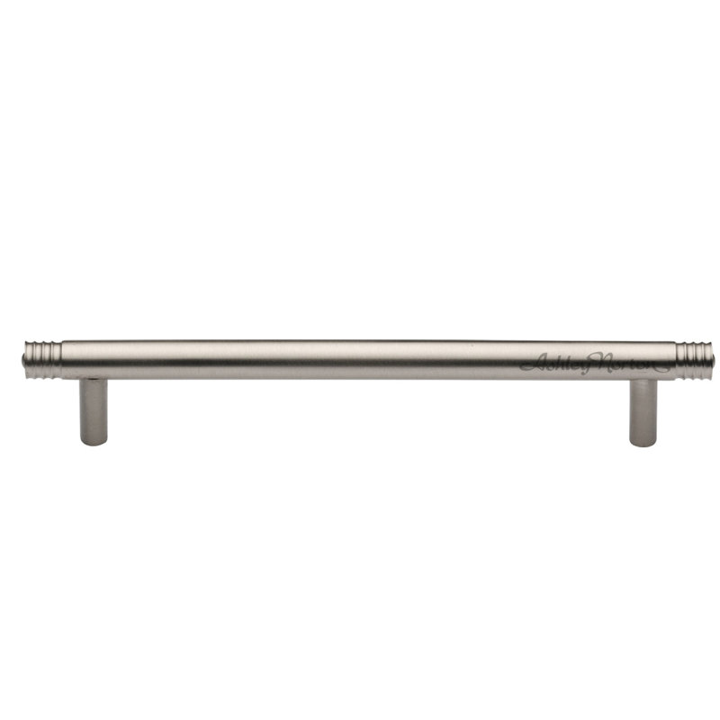 Poignée d'armoire Zurich Ridge, Nickel satiné, 6"