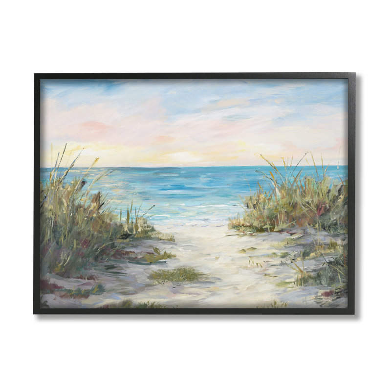 «Highland Dunes Sea Grass Ocean Path», art giclée par Julie Derice, H 16 po x l 20 po x P 1,5 po