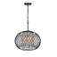 Lustre en forme de globe à 3 lumières