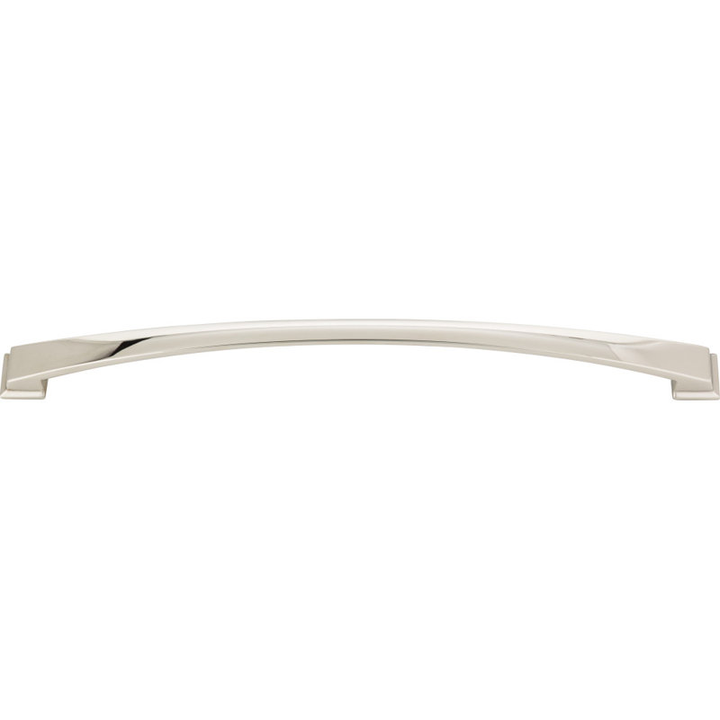 Roman Arch Pull, Polished Nickel, 12"